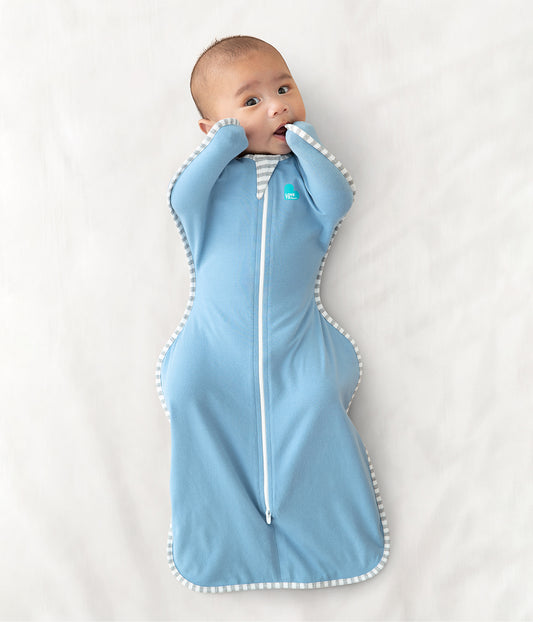 Swaddle Up™ Pucksack 1.0 TOG Baumwolle Blau