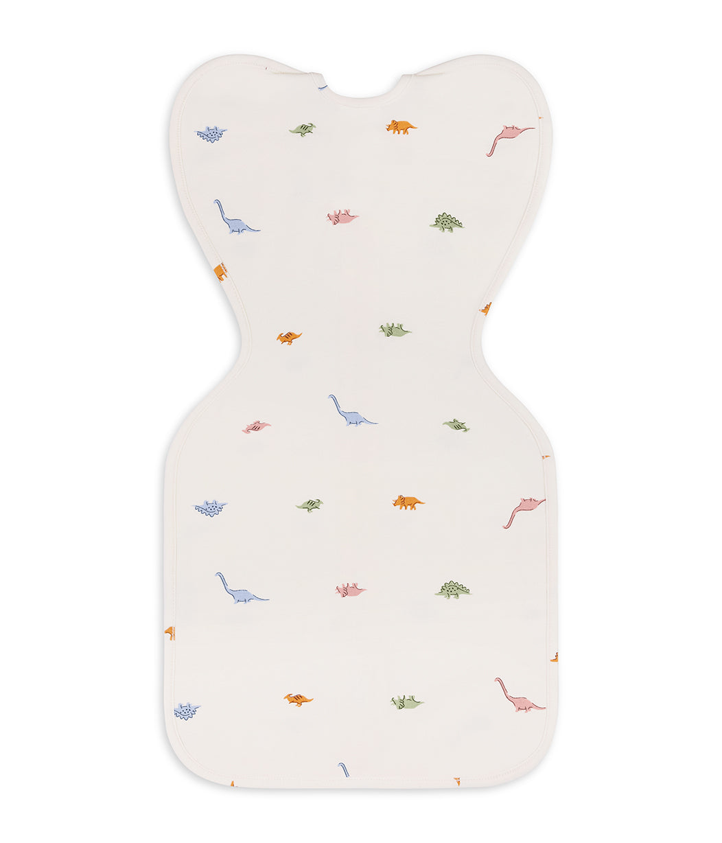 Swaddle Up™ 1.0 TOG Cotton Cream Dino Snore