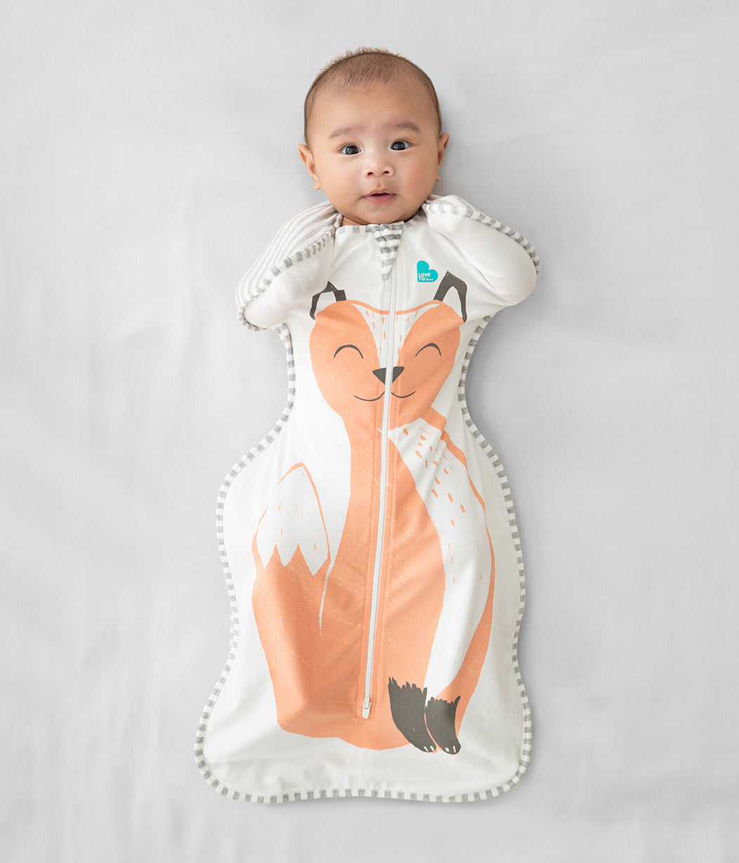 Swaddle Up™ Pucksack Gemäßigt (20-24°C) Orange Lyrik Der Fuchs Baumwolle