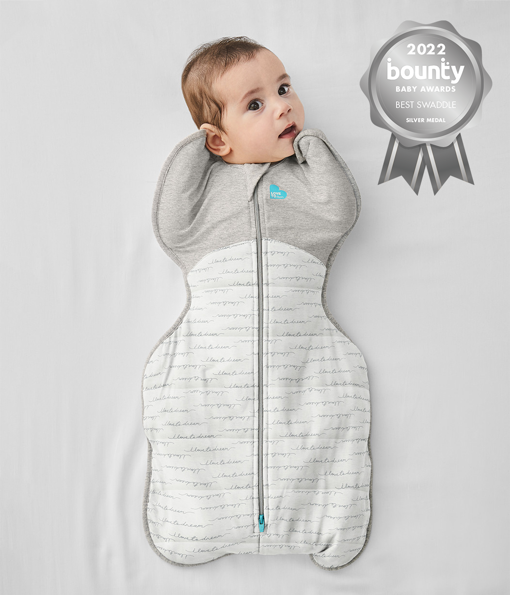 Swaddle Up™ Pucksack 2.5 TOG Baumwolle Weiß Träumer – Love to Dream EU