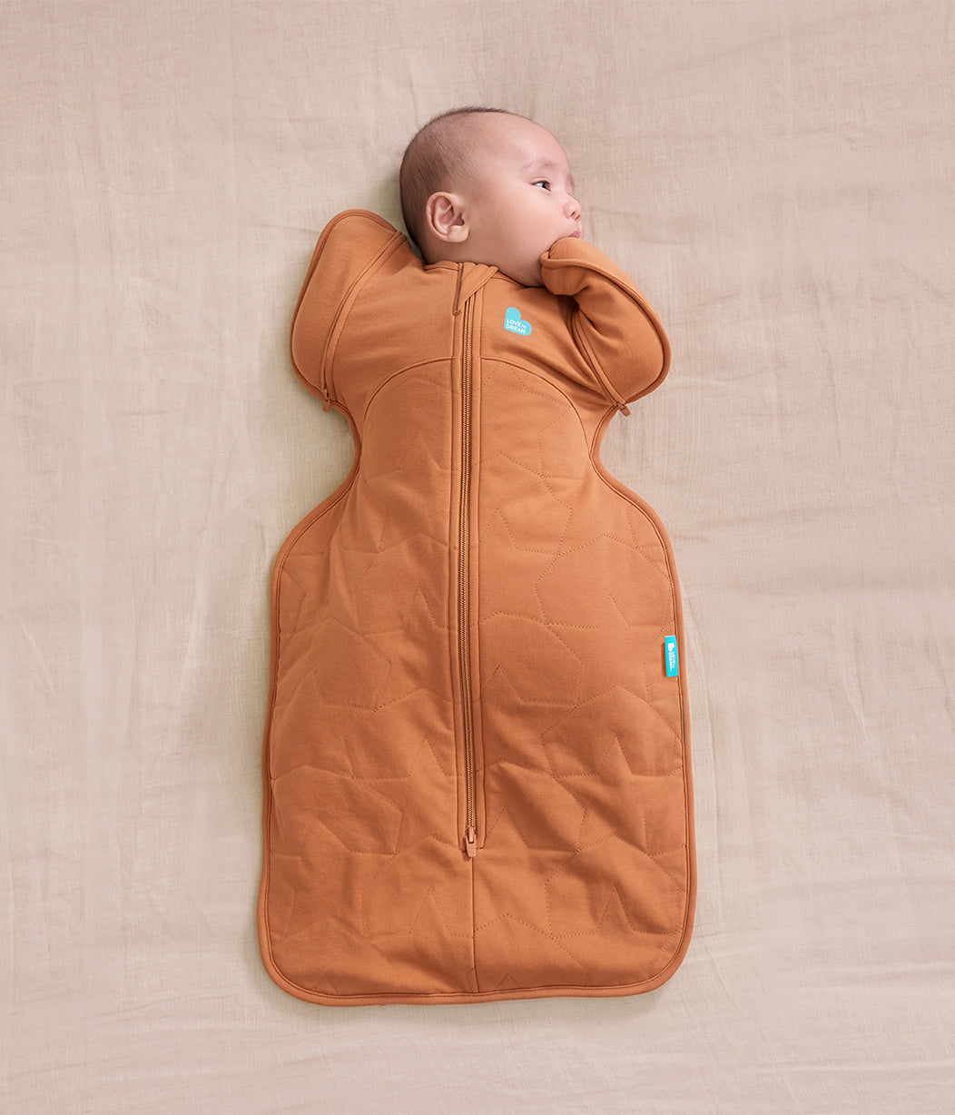 Übergangs-Bundle | 1,5 | 2,5 TOG | Bordeauxrot Herzen | Haselnuss Stern