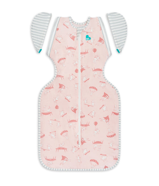 Swaddle Up™ Übergangspucksack 0.2 TOG Baumwolle Rosa Draufgängerische