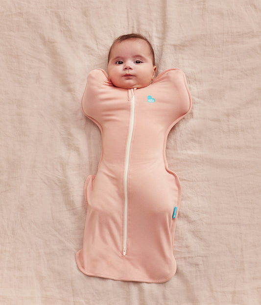 Swaddle Up Starter Bundle | 0,2 TOG | Zartrosa 2 | Weiss du bist mein