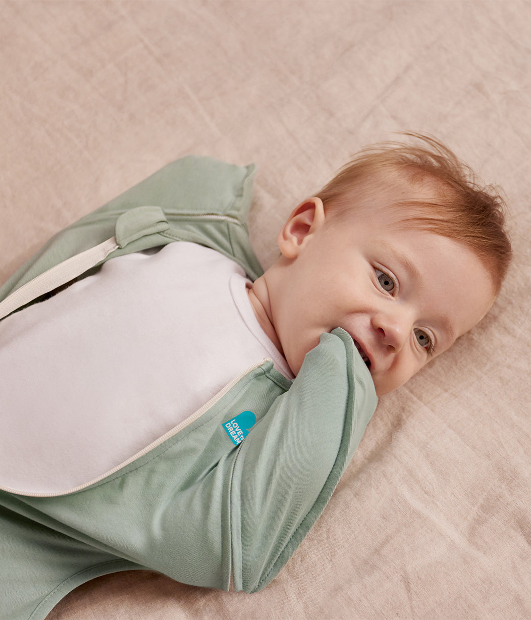 Swaddle Up™ Übergangspucksack 0.2 TOG Baumwolle Oliv