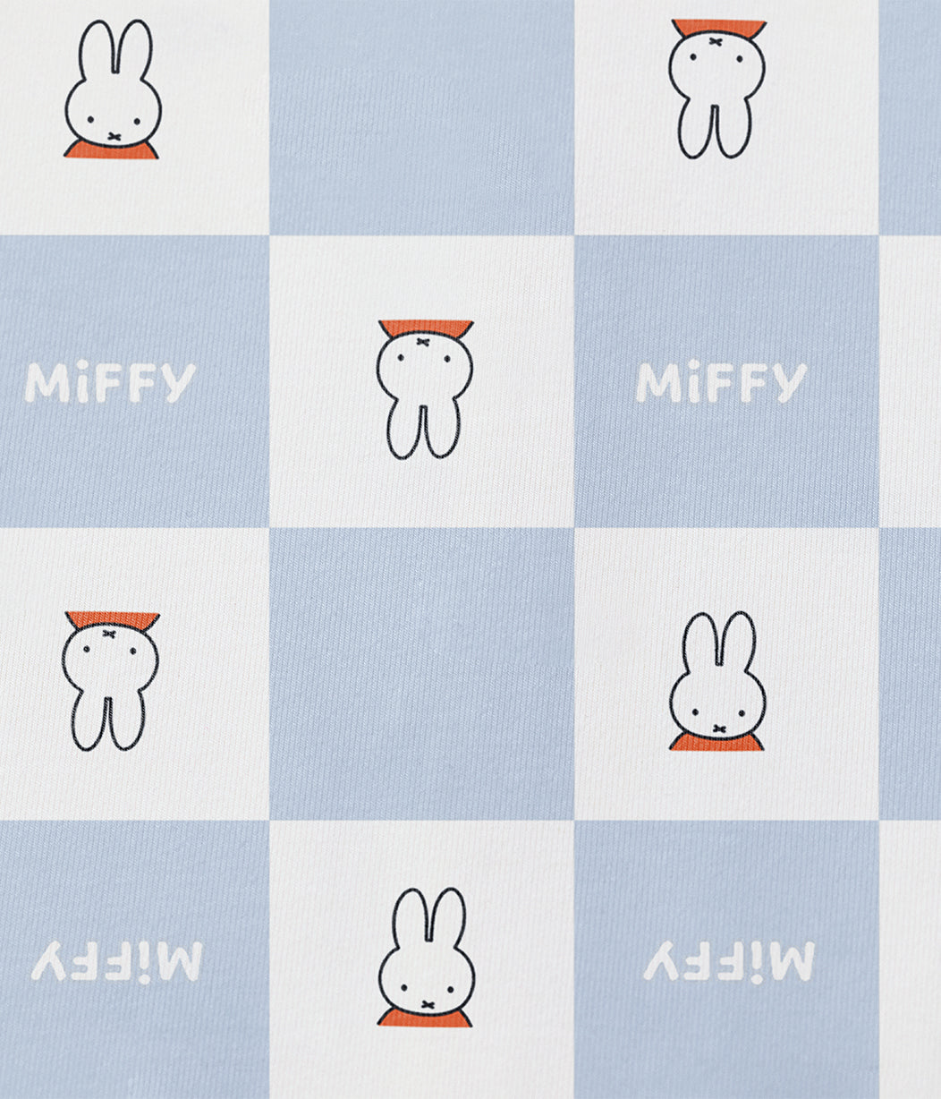 Swaddle Up™ Pucksack 1.0 TOG Baumwolle Blau Miffy Karomuster