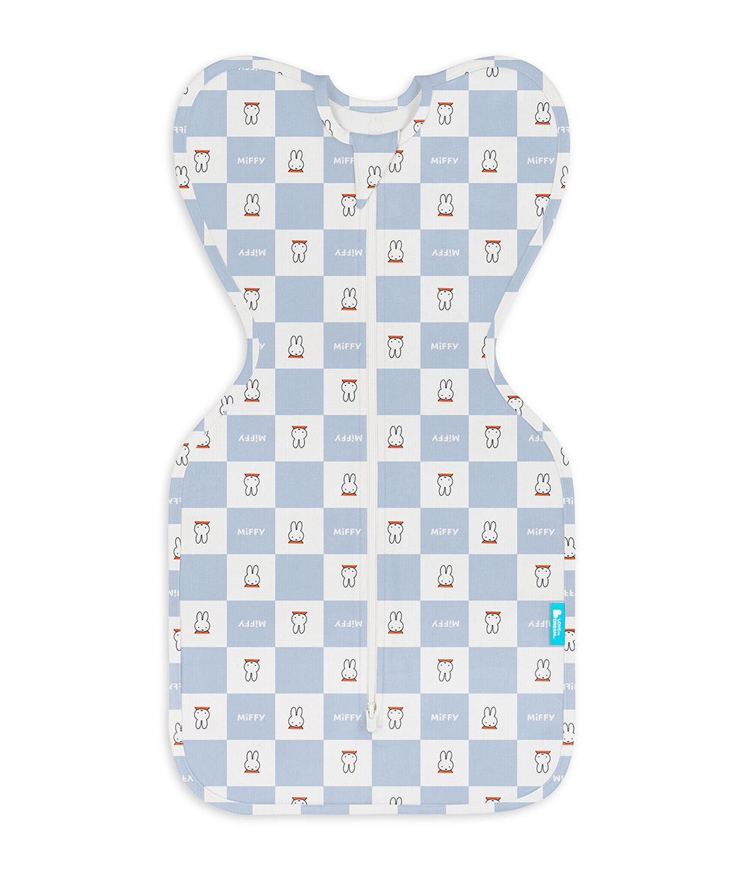 Swaddle Up™ Pucksack 1.0 TOG Baumwolle Blau Miffy Karomuster