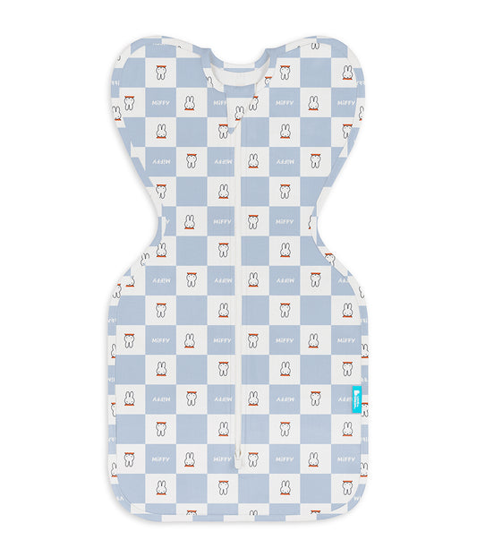 Swaddle Up™ Pucksack 1.0 TOG Baumwolle Blau Miffy Karomuster