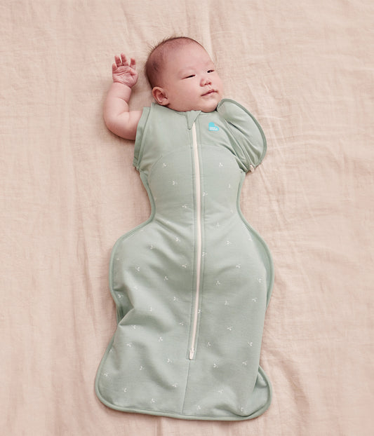 Swaddle Up™ 2-in-1 Übergangspucksack 0.2 TOG Baumwolle Weiß Du Bist Mein – Love to Dream EU