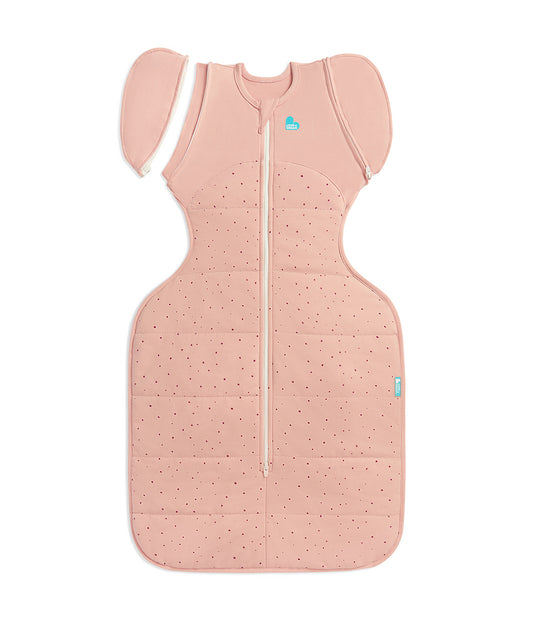 Swaddle Up™ Übergangspucksack 2.5 TOG Baumwolle Rosa Steinchen
