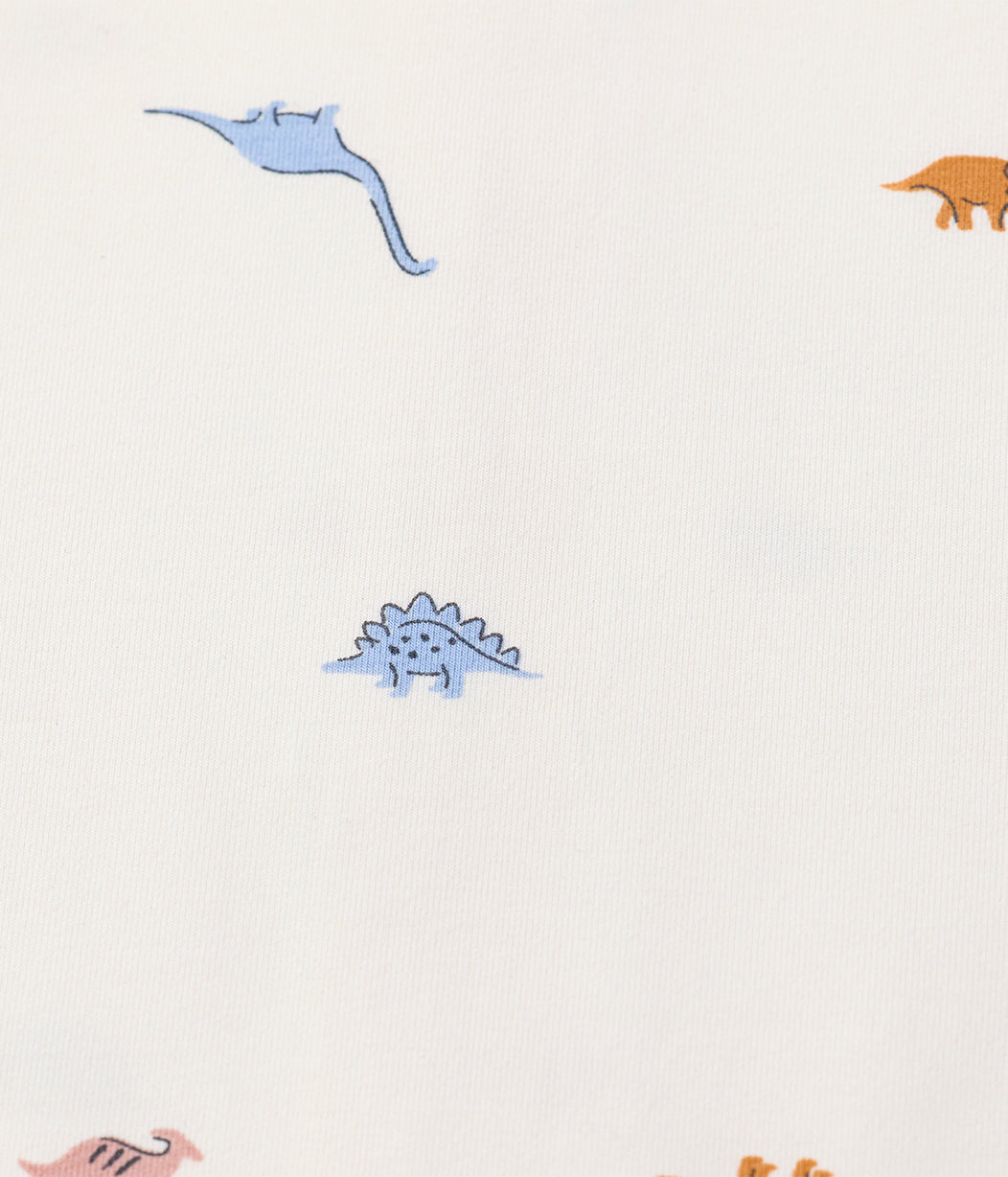 Swaddle Up™ 1.0 TOG Cotton Cream Dino Snore