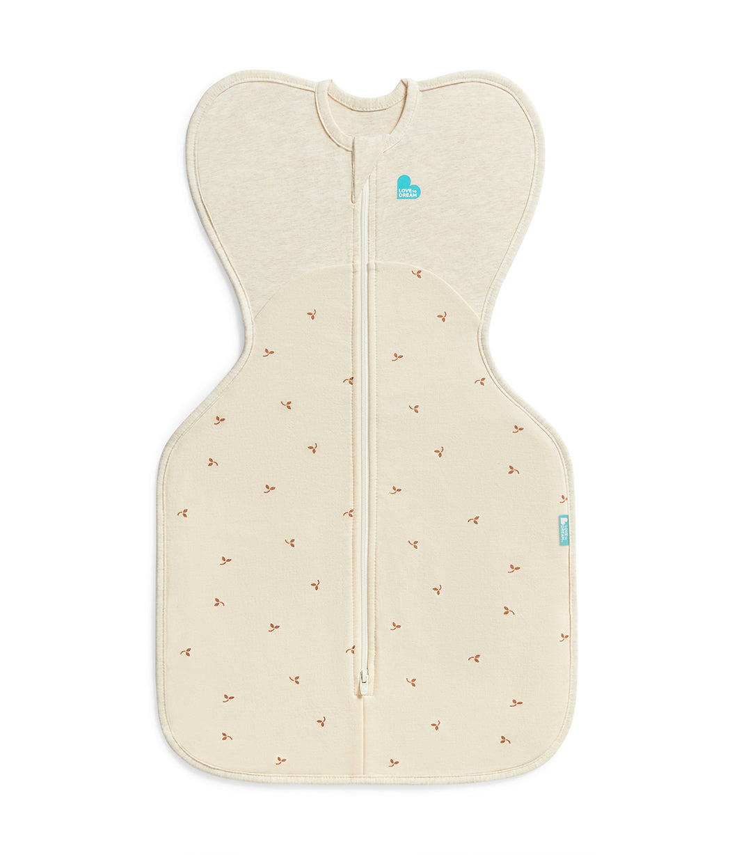 Swaddle Up Starter Bundle | 1,0 | 1,5 TOG | Tiefes Oliv | Naturmeliert | Naturmeliert Zweige