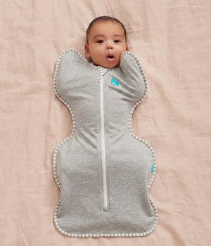 schlafsack hüftdysplasie Swaddle Up™ 2-in-1 Übergangspucksack Hüftdysplasie 1.0 TOG Baumwolle Grau – Love to Dream EU