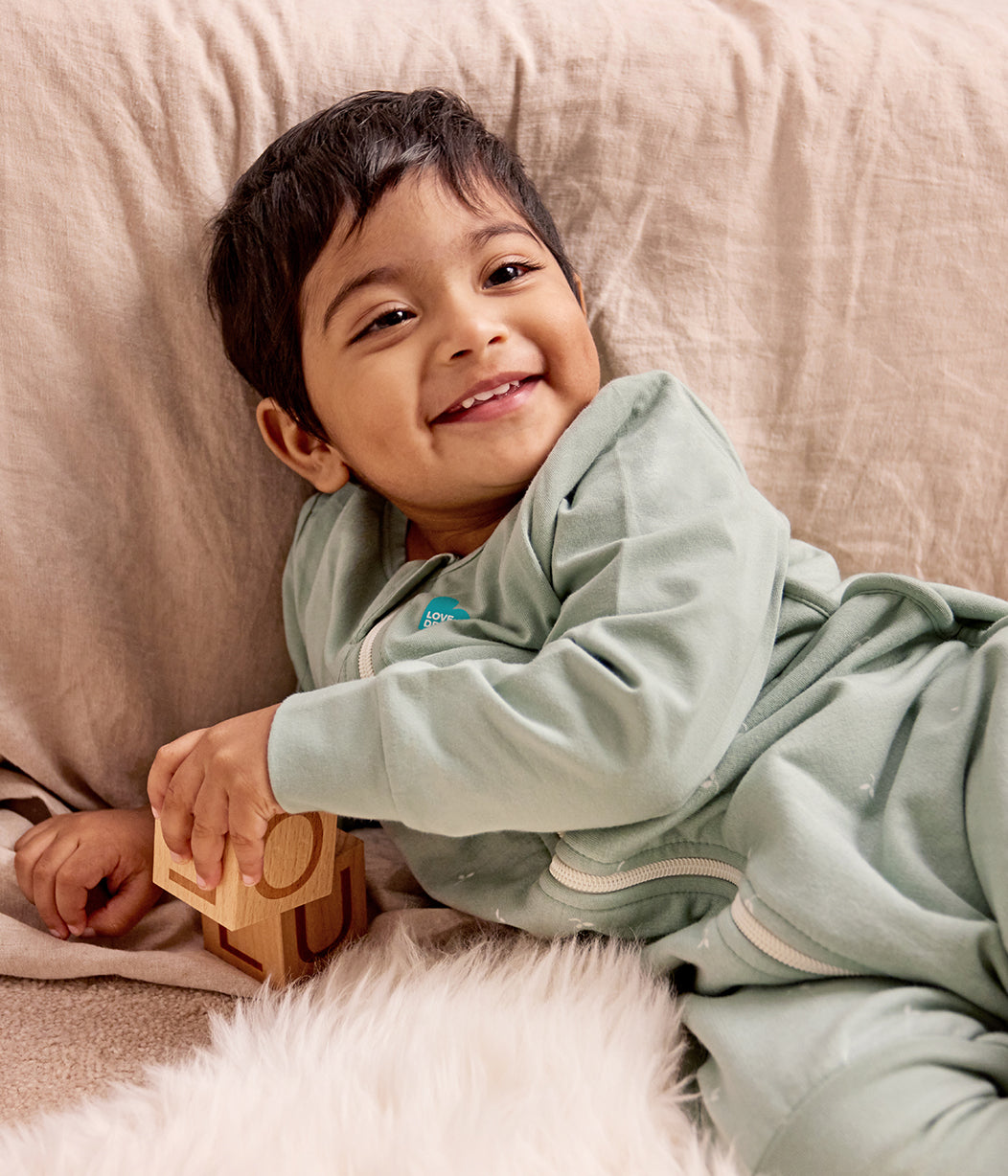 Swaddle Up™ 1.0 TOG Cotton Dusty Blue Daydream