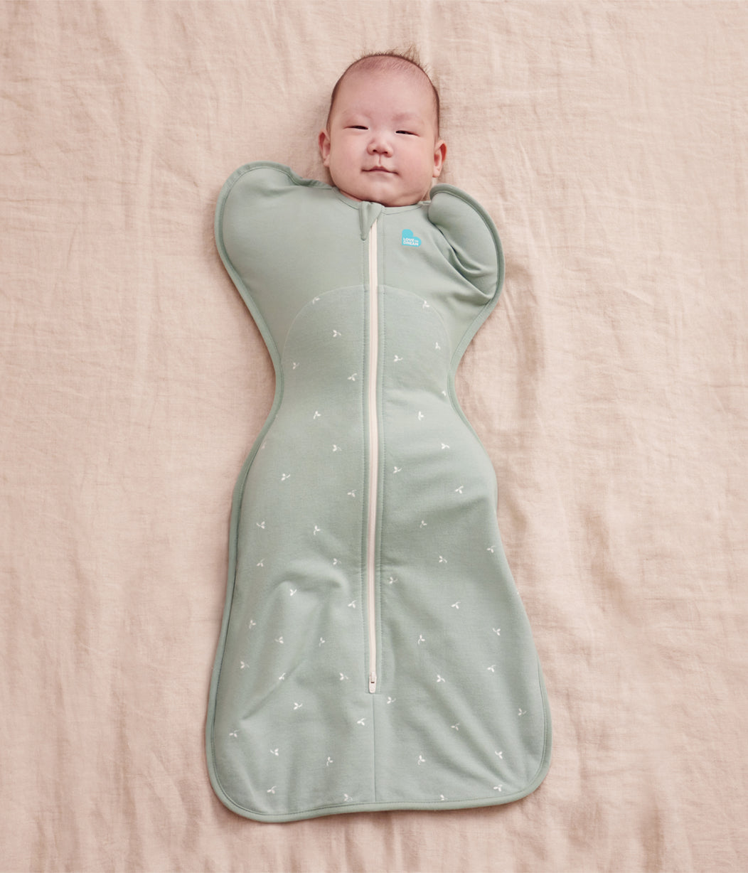 Swaddle Up™ Pucksack 1.5 TOG Baumwolle Oliv Zweige
