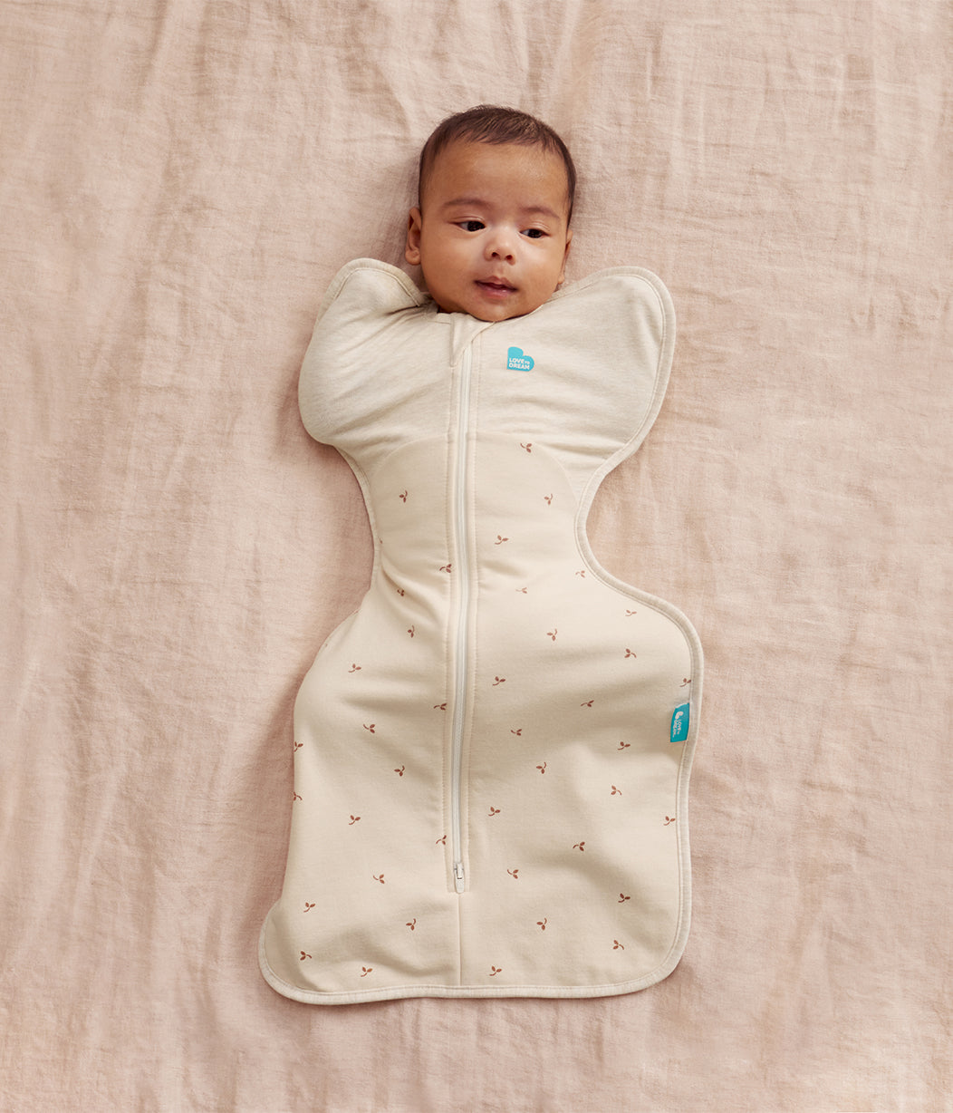 Swaddle Up Starter Bundle | 1,0 | 1,5 TOG | Tiefes Oliv | Naturmeliert | Naturmeliert Zweige