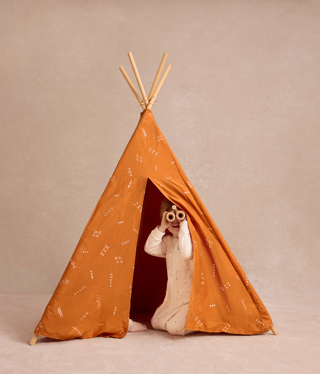 Sleep Suit Long Sleeve 1.5 TOG Cotton Oatmeal Twigs