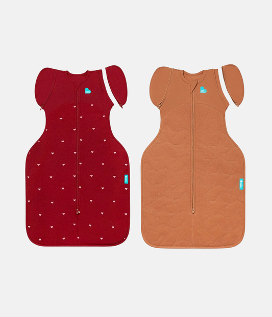 Transitioning Bundle | 1.5 | 2.5 TOG | Maroon Hearts Embroidery | Hazel Quilted Star