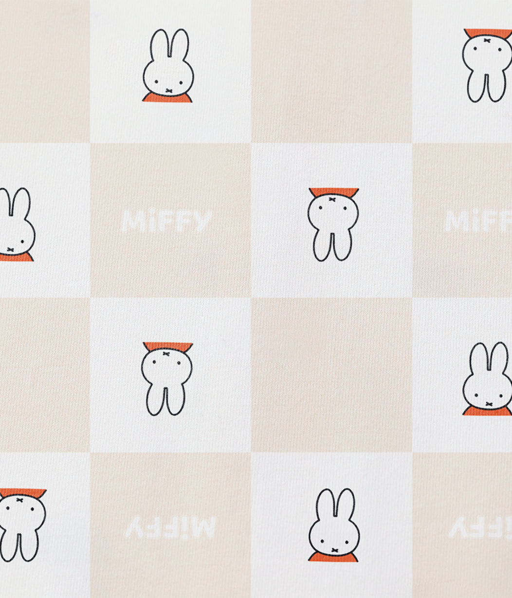 Swaddle Up™ 2-in-1 Übergangspucksack 1.0 TOG Baumwolle Birke Miffy Karomuster