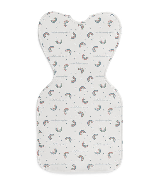 Swaddle Up™ Pucksack 1.0 TOG Baumwolle Weiß Regenbogentraum