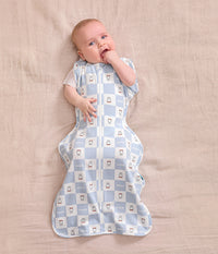 Swaddle Up™ 2-in-1 Übergangspucksack 1.0 TOG Baumwolle Blau Miffy Karomuster
