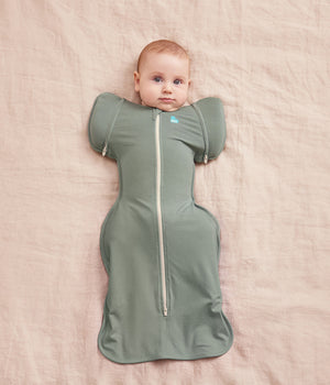 schlafsack hüftdysplasie Swaddle Up™ 2-in-1 Übergangspucksack Hüftdysplasie 1.0 TOG Baumwolle Grau – Love to Dream EU