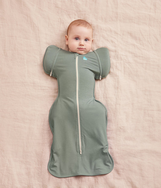 Swaddle Up™ Übergangspucksack 1.0 TOG Baumwolle Tiefes Oliv