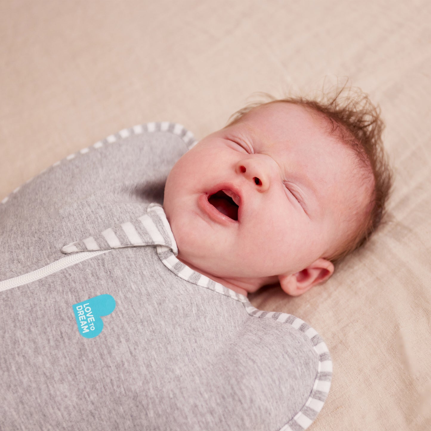 Swaddle Up™ Pucksack 1.0 TOG Baumwolle Grau