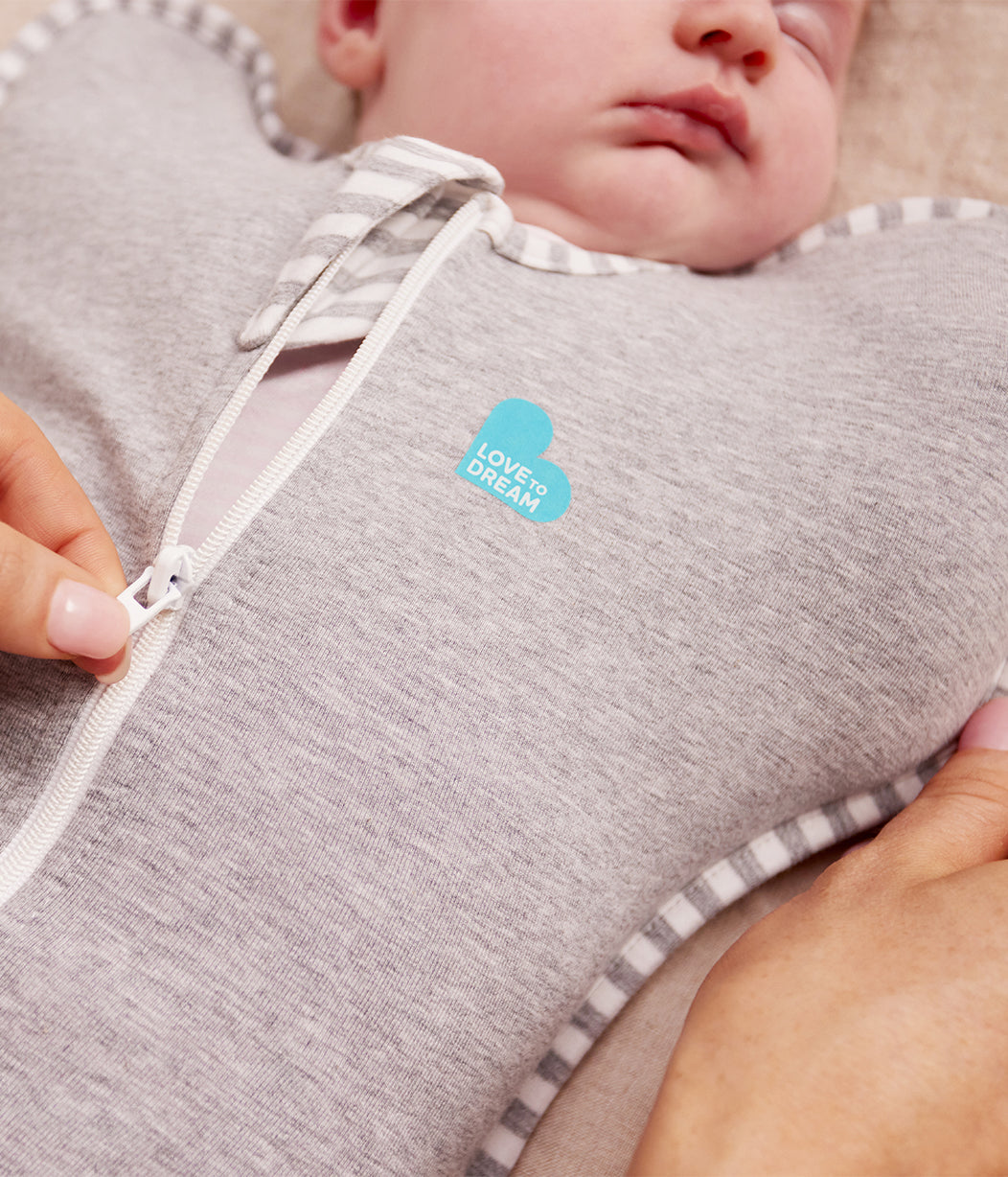 Swaddle Up™ Pucksack 1.0 TOG Baumwolle Grau