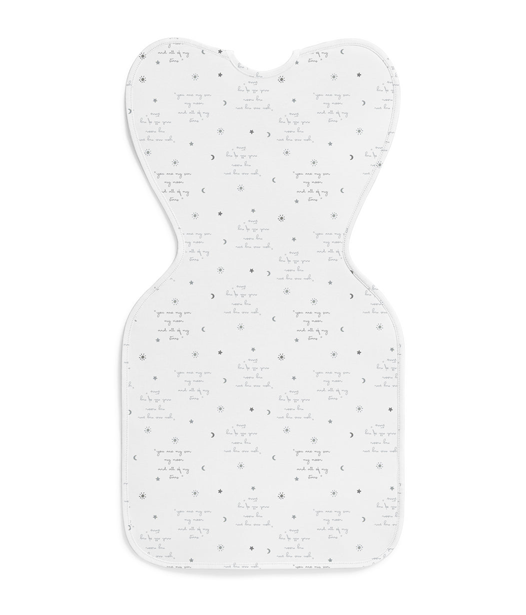 Swaddle Up™ Pucksack 0.2 TOG Baumwolle Weiß Du Bist Mein